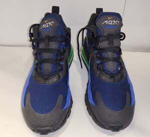 Nike Air Max 270 React Deep Royal Black University Gold AO4971-005